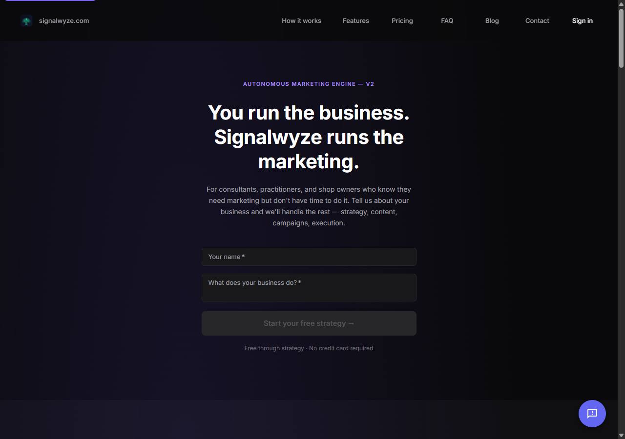 Signalwyze marketing engine